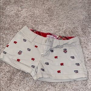 Badger game day shorts